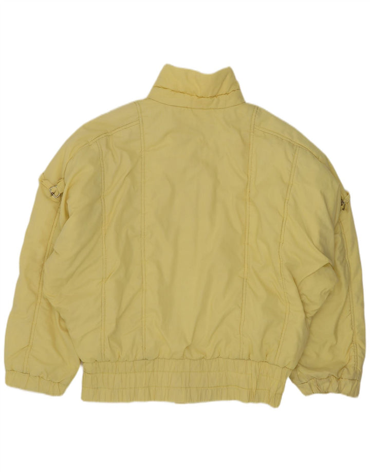 Chaqueta de esquí vintage para mujer Reino Unido 18 XL Amarillo
