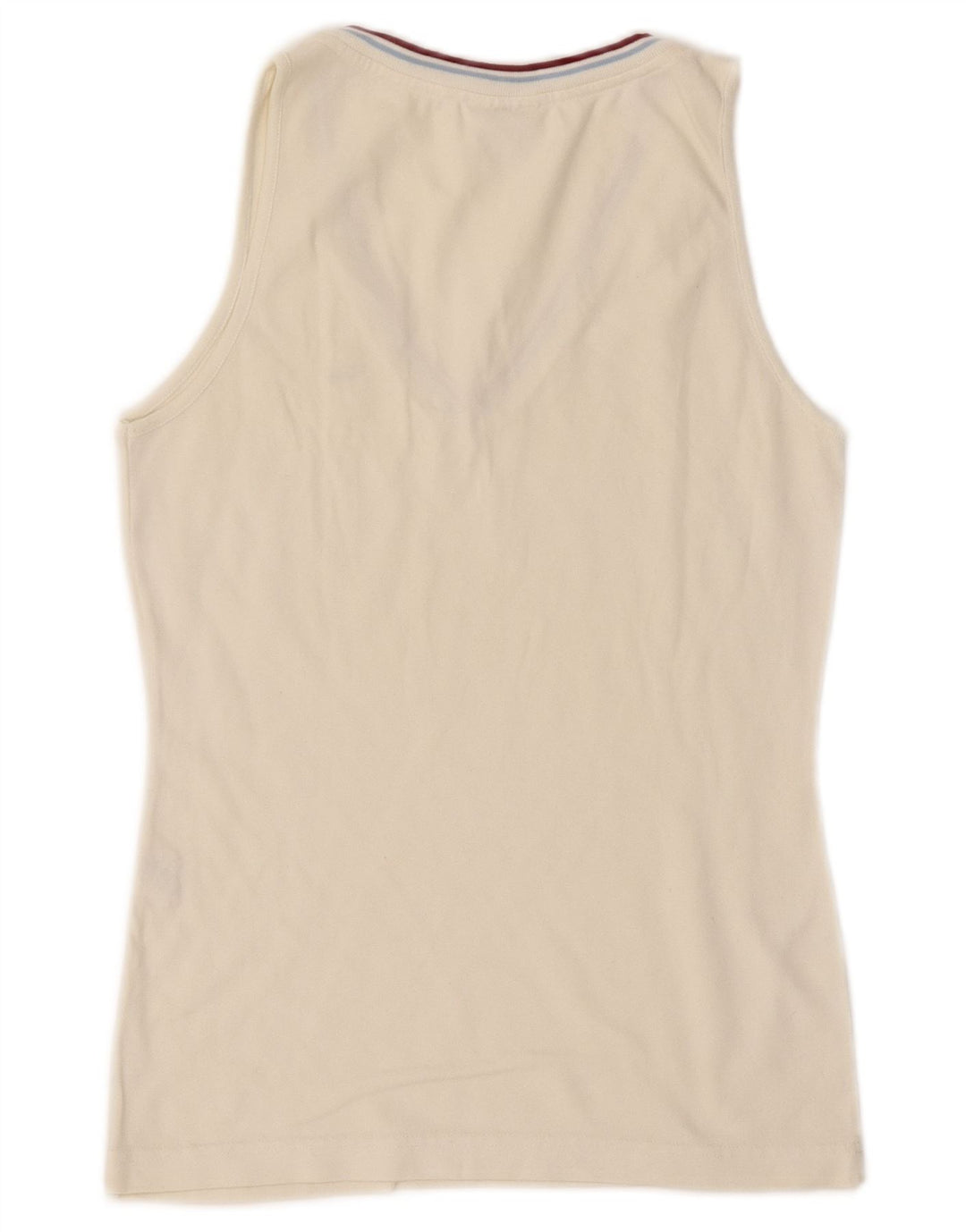 Chaleco Lacoste Mujer Talla Superior 40 Medio Algodón Blanco Roto