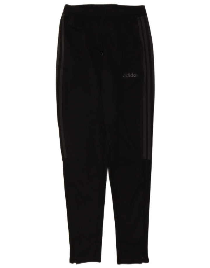 Adidas Mens Climalite Chándal Pantalones Pequeños Negro Poliéster