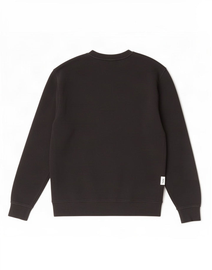 Nike Sudadera con gráfico gráfico tipo jersey de algodón negro mediano