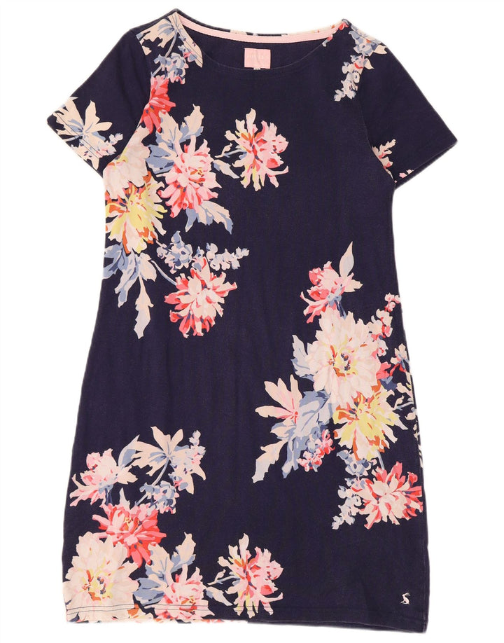 JOULES Vestido tubo para mujer UK 40 Mediano Azul marino Floral Algodón