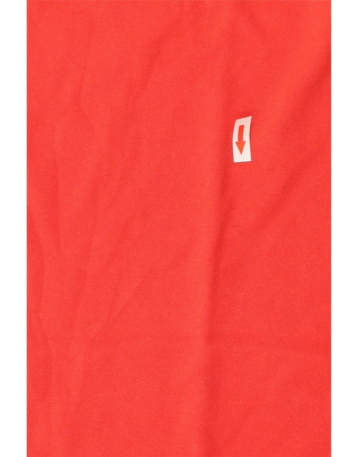 Kappa Polo Hombre Grande Naranja Algodón