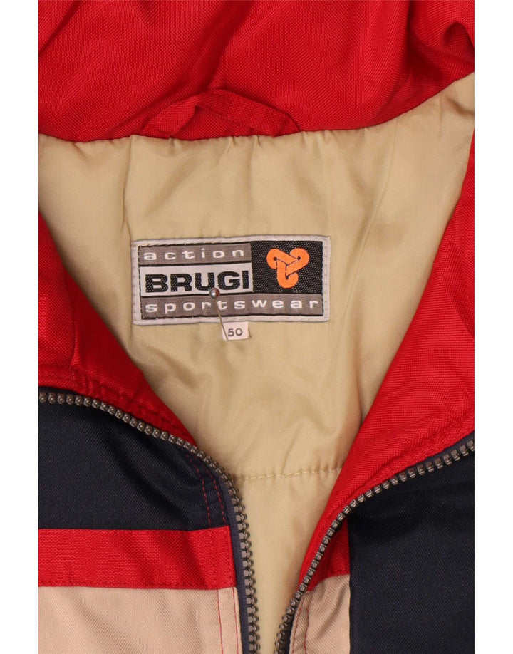 Brugi Chaqueta de esquí para hombre IT 50 Large Poliamida multicolor con bloques de color