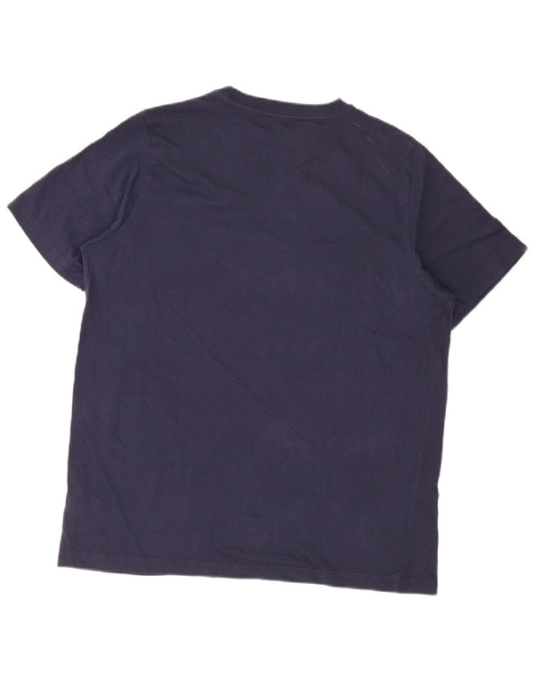 Puma - Camiseta gráfica para hombre, talla grande, algodón azul marino