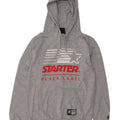 Starter Sudadera Con Capucha Gráfica Para Hombre Jersey De Algodón Gris Medio