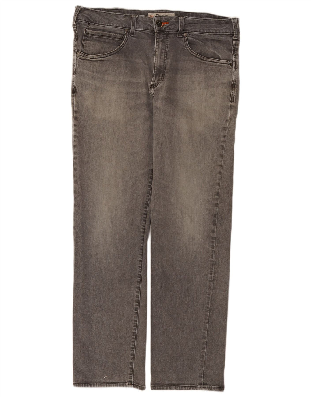 Lee Vaqueros Rectos Serie Moderna para Hombre W36 L32 Algodón Gris