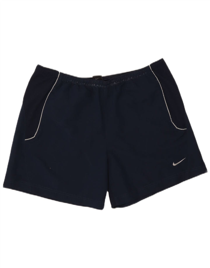 NIKE Mens Sport Shorts Large  Navy Blue