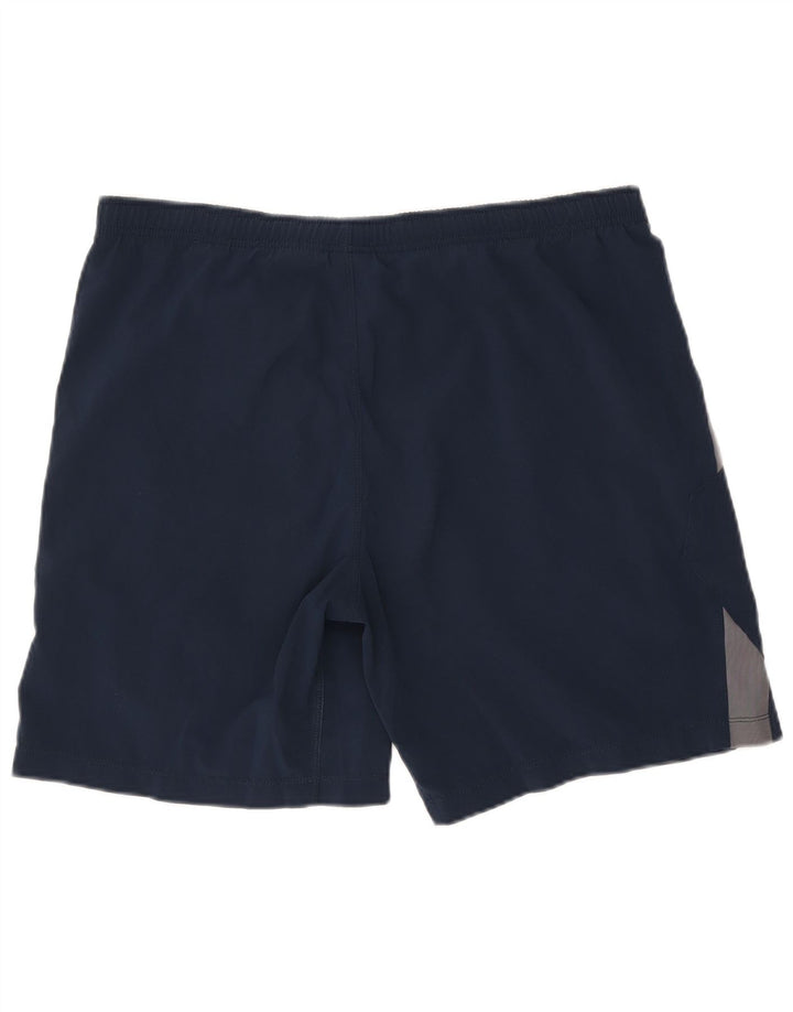 Nike - Pantalones cortos deportivos para hombre (talla pequeña), color azul marino, poliéster