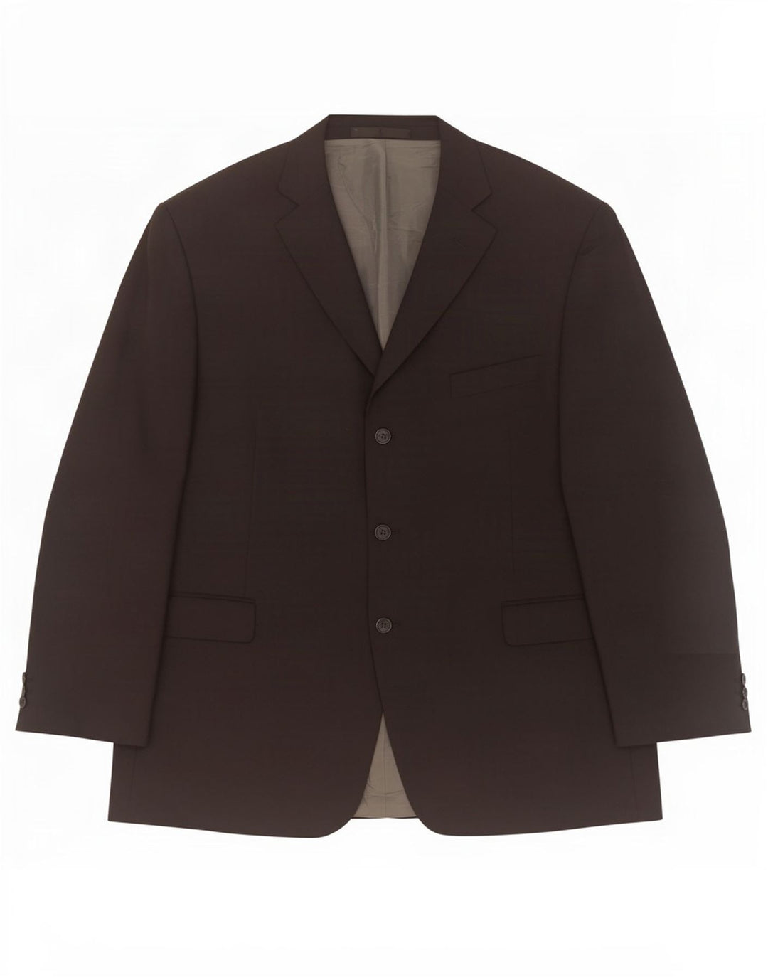 Marks & Spencer Chaqueta tipo blazer de 3 botones para hombre UK 48 2XL Poliéster negro