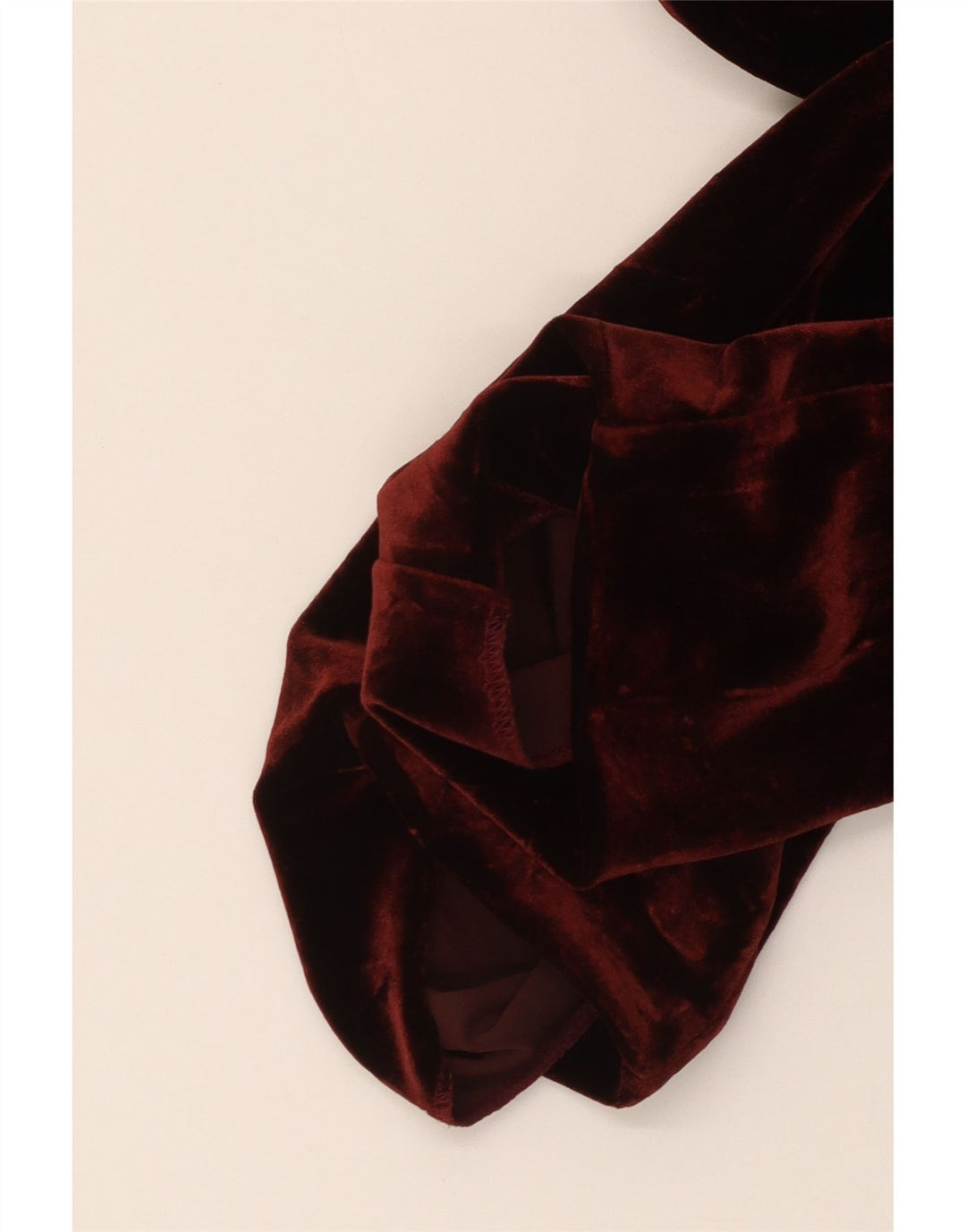 VINTAGE Mujer 3 Botones Velour Blazer Chaqueta Reino Unido 10 Pequeño Borgoña