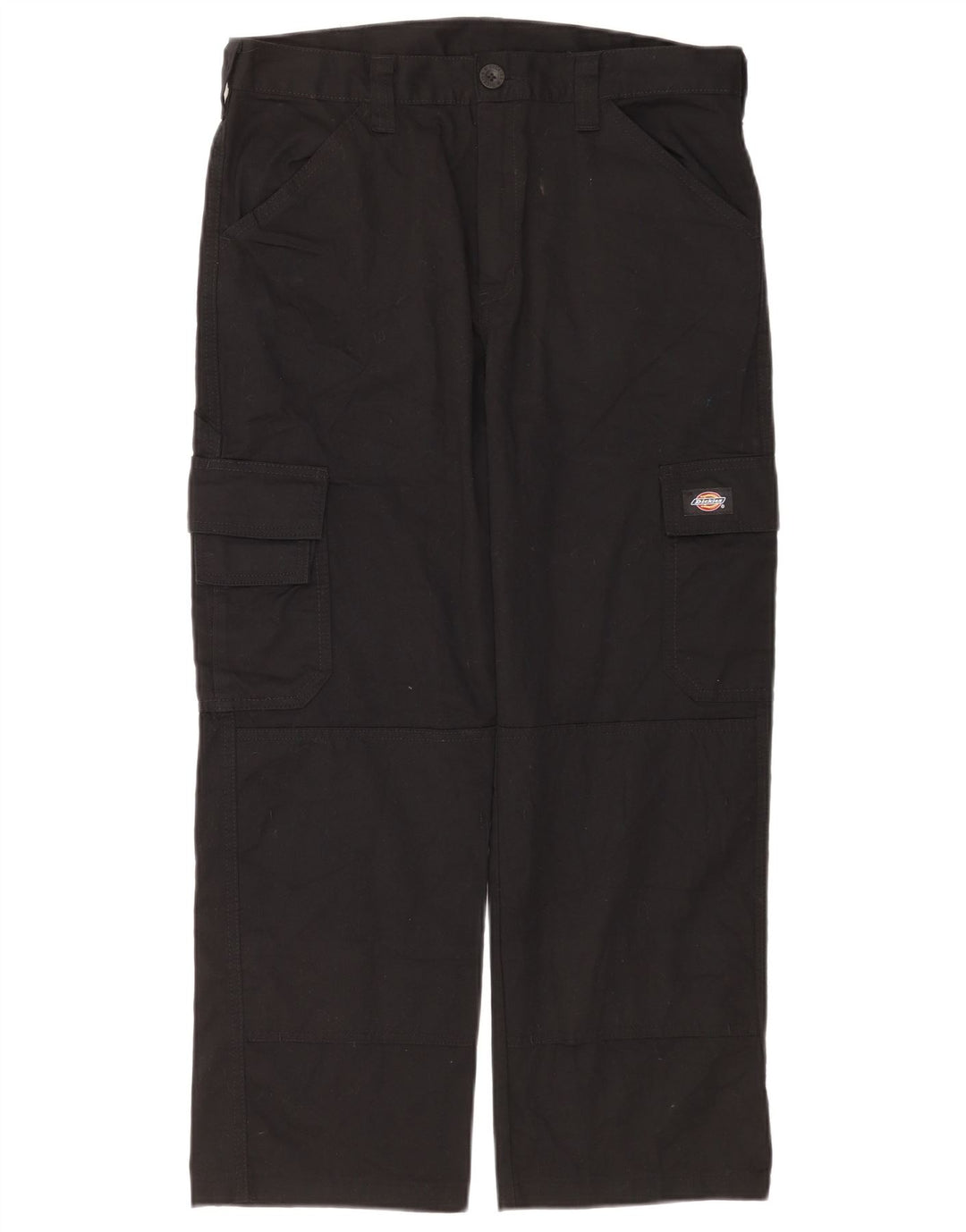 Dickies Pantalones cargo rectos para hombre W32 L26 Poliéster negro