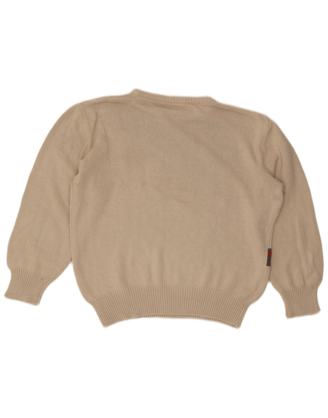 Basile Jersey De Cuello Redondo Para Hombre De Algodón Color Block Beige Grande