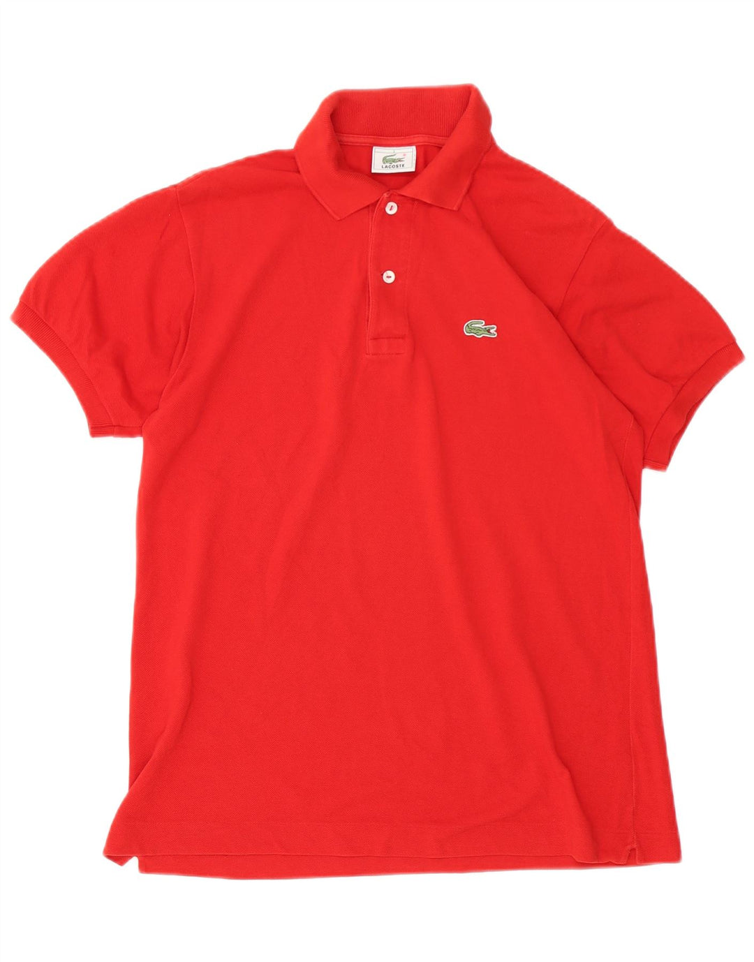 Polo Lacoste para hombre talla 3 pequeño algodón rojo