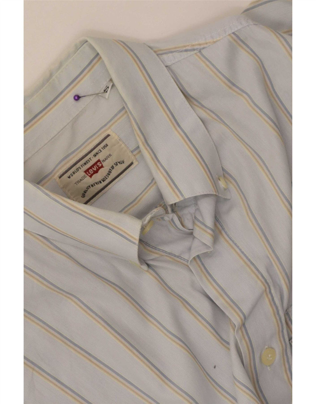 Camisa Levi's Hombre Pequeña Rayas Azules