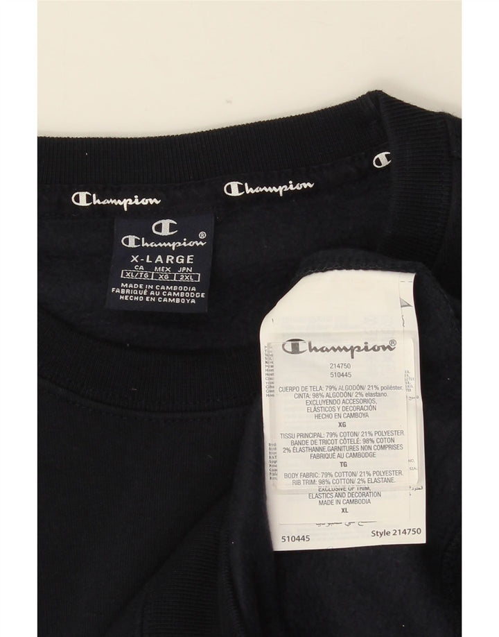 Champion Sudadera Hombre Jumper XL Azul Marino Algodón