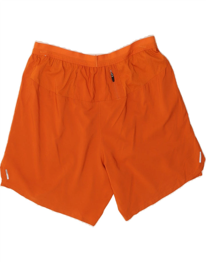 NIKE Womens Sport Shorts UK 14 Large Orange Polyester Vintage Nike and Second-Hand Nike from Messina Hembry 
