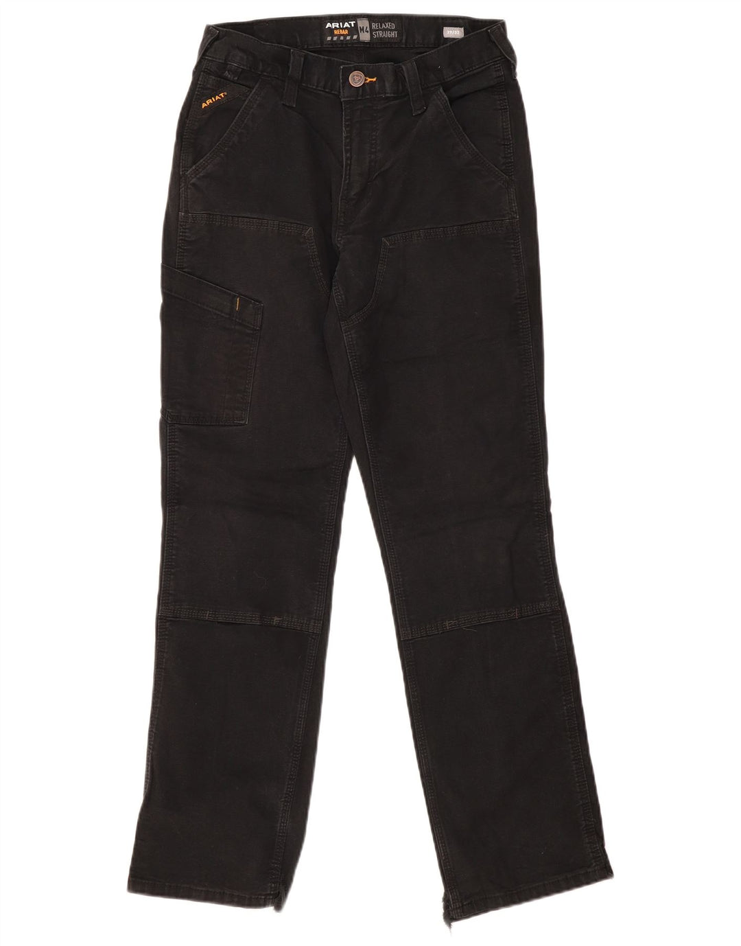 ARIAT Pantalones cargo rectos de ajuste relajado para hombre W29 L32 Algodón negro