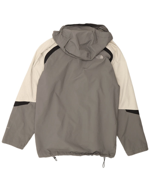 The North Face Chaqueta impermeable con capucha para hombre UK 42 XL Nylon color block gris