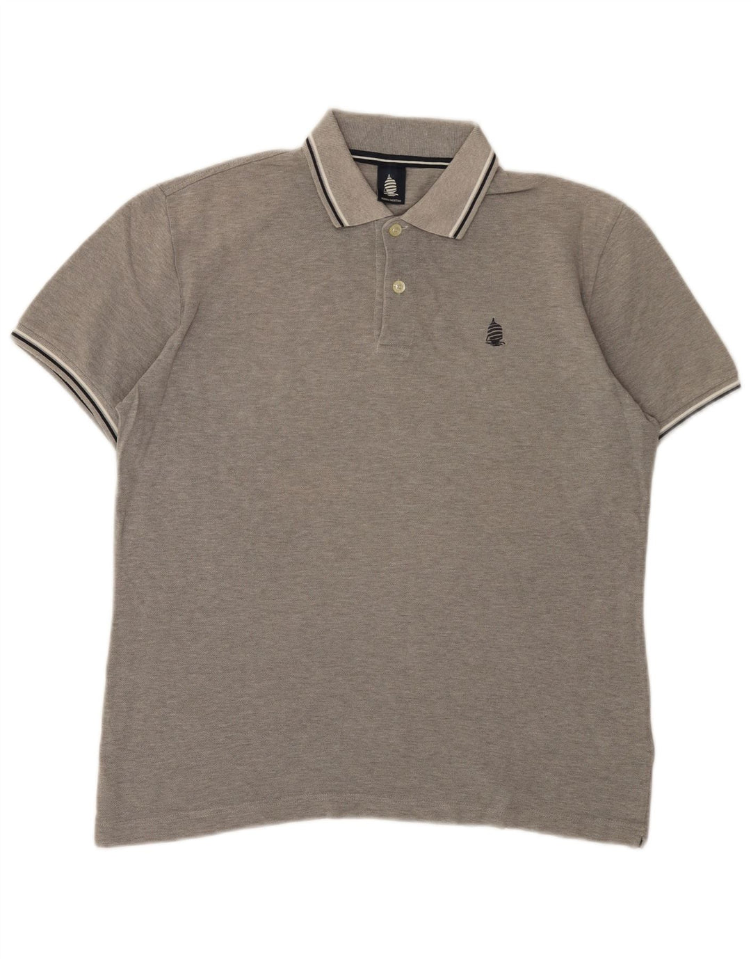 Marina Yachting Polo Hombre XL Algodón Moteado Gris