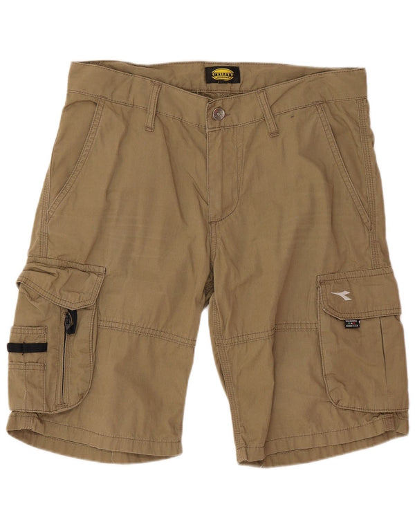 Diadora Hombre Shorts Cargo Medium W32 Caqui Algodón
