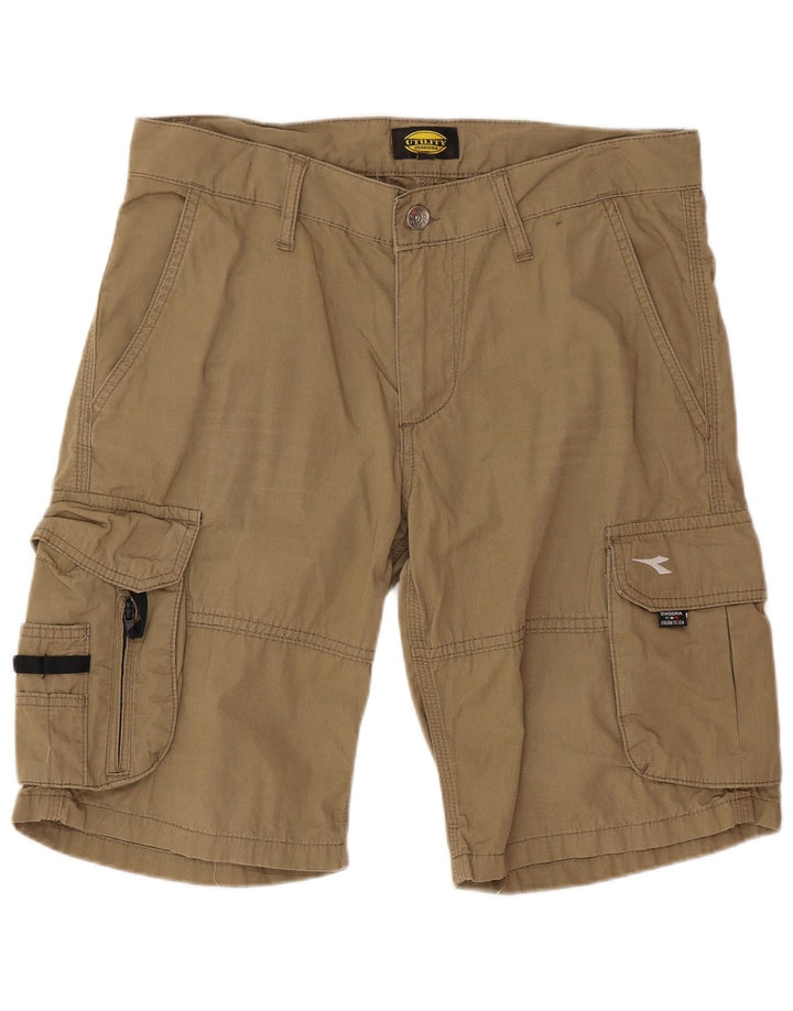 Diadora Hombre Shorts Cargo Medium W32 Caqui Algodón