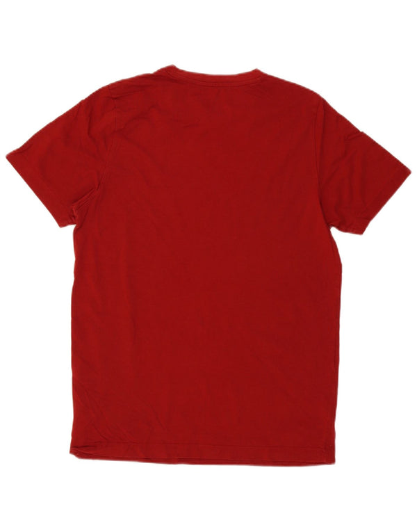 Puma Camiseta gráfica para hombre Top Small Red Cotton