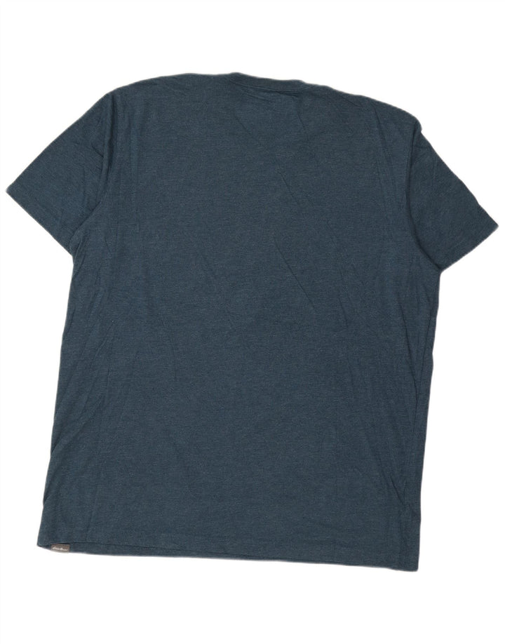 EDDIE BAUER Camiseta Hombre Top XL Algodón Azul