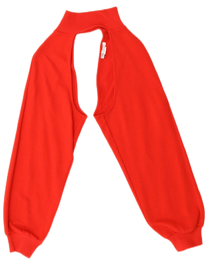 Zara - Jersey con calentador de brazos para mujer, talla 40, talla M, color rojo
