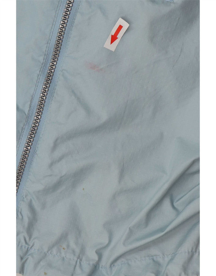 Murphy & Nye Chaqueta impermeable con capucha para hombre UK 40 Large Blue Polyamide