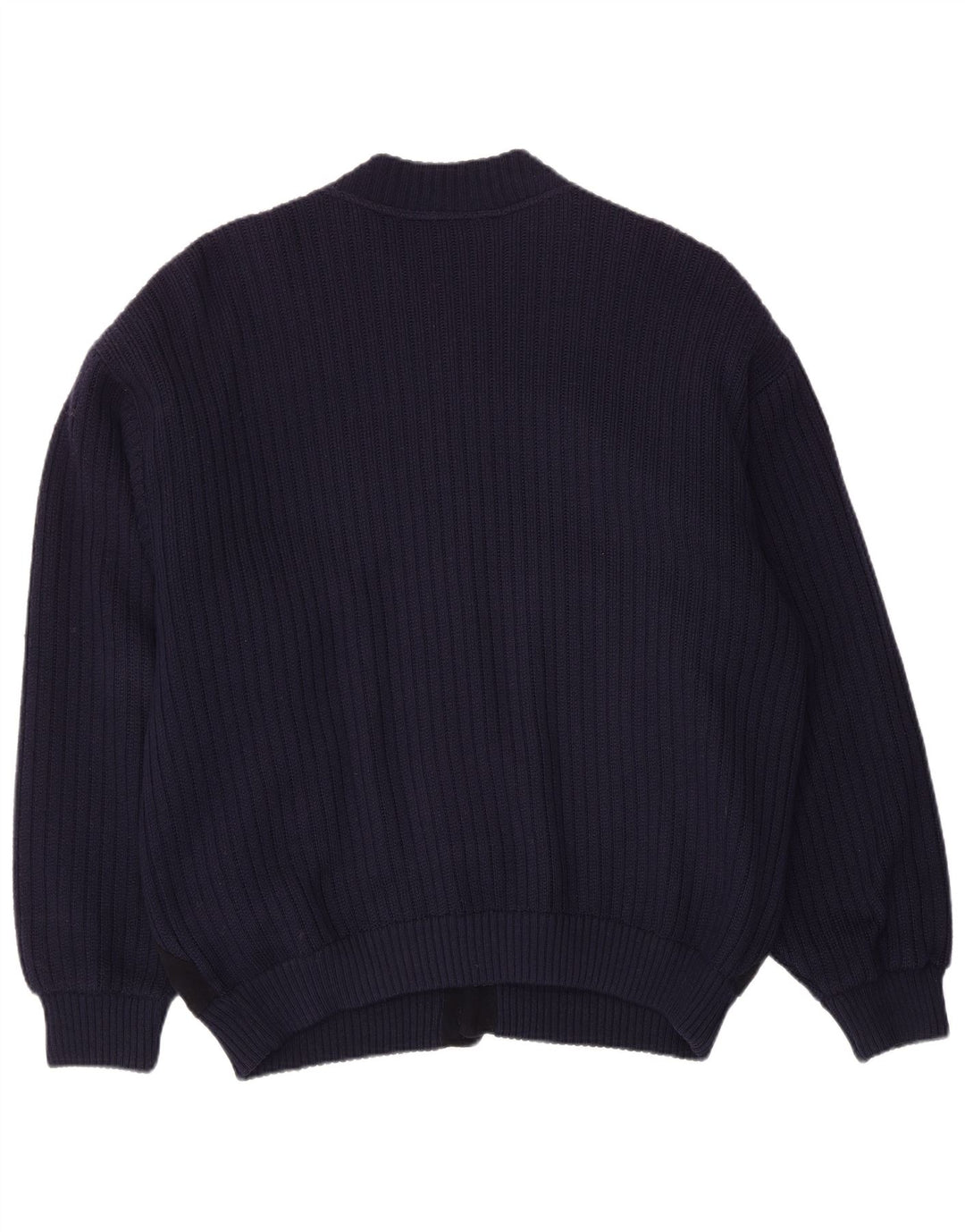 Life Line - Cárdigan para hombre, talla grande, color azul marino