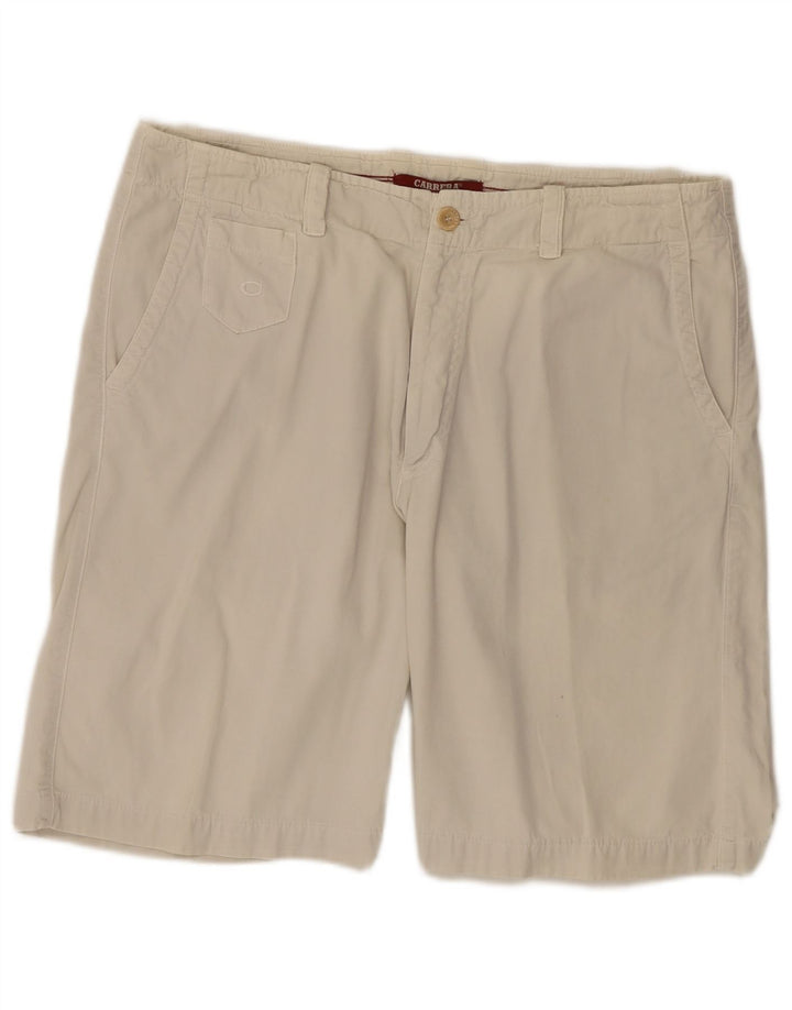 Carrera Pantalones cortos chinos para hombre IT 52 XL W36 Algodón beige