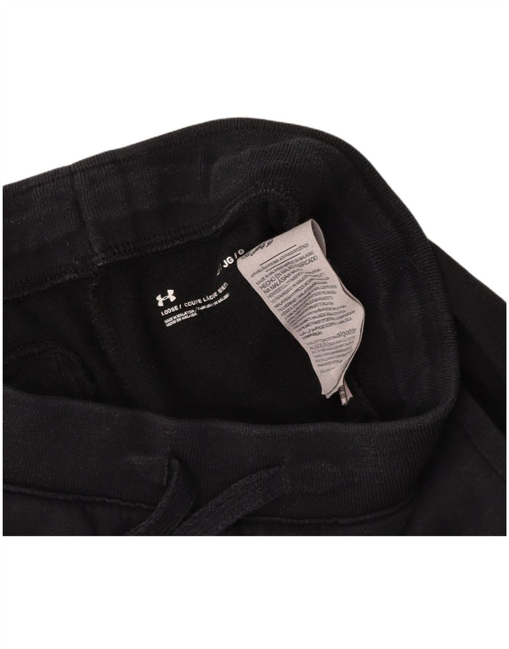 UNDER ARMOUR Pantalones cortos deportivos para niños 11-12 años Grande Algodón negro