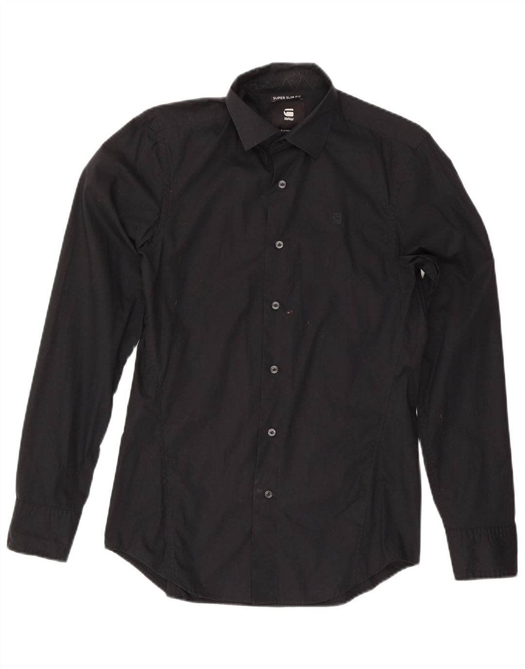 G-STAR Hombre Camisa Slim Fit Pequeña Negra