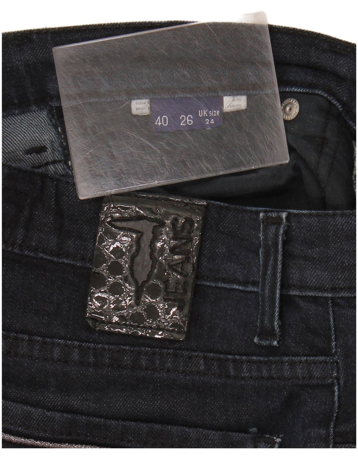 Vaqueros Trussardi Mujer Rectos W24 L28 Azul Marino