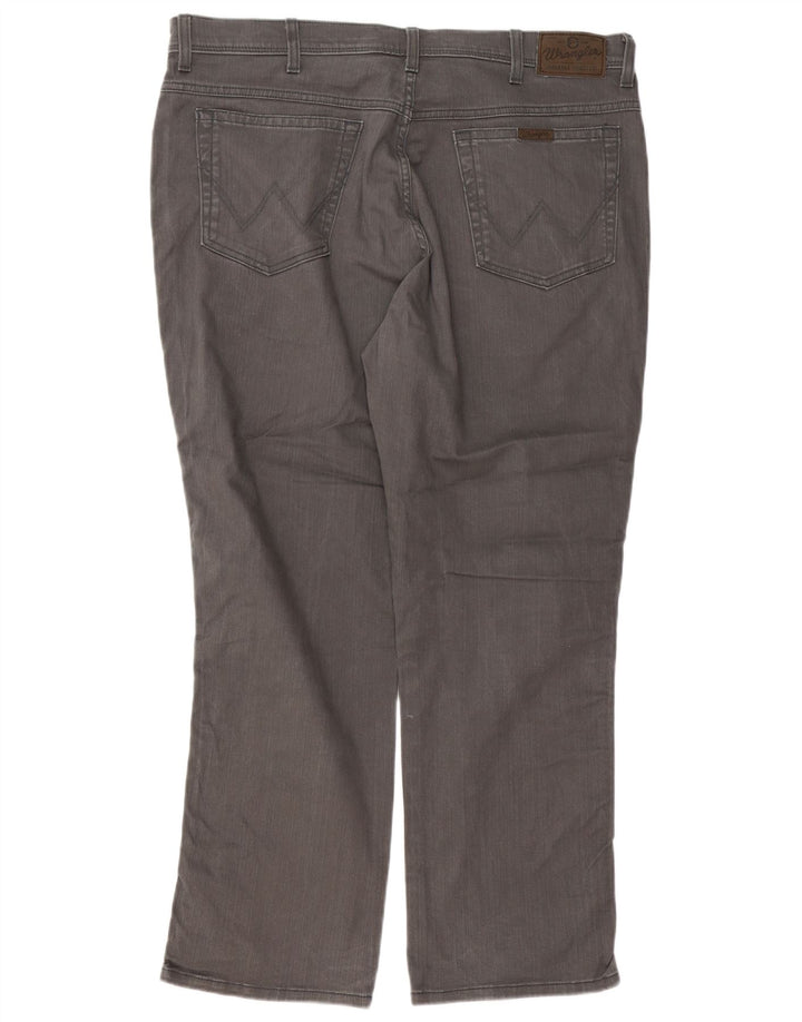 Wrangler Vaqueros Rectos Regulares Para Hombre W40 L30 Algodón Gris