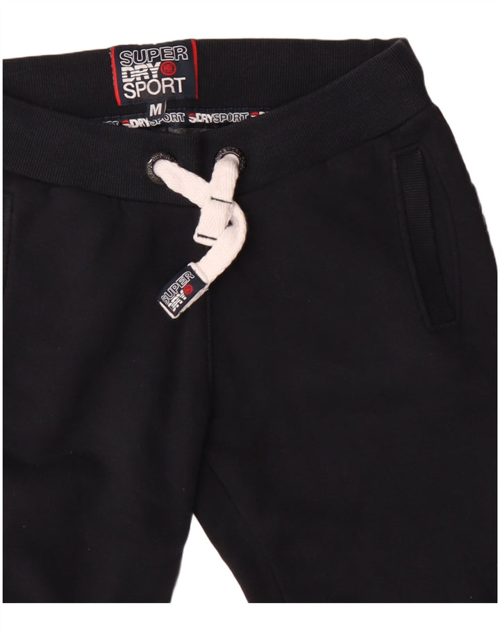 Superdry Hombre Pantalones De Chándal Con Gráfico Joggers De Algodón Azul Marino Medio