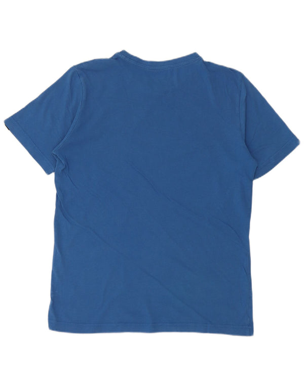 Adidas - Camiseta gráfica para hombre, talla pequeña, azul