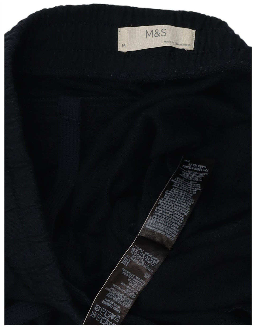 MARKS & SPENCER Pantalones de chándal para hombre Algodón azul marino medio