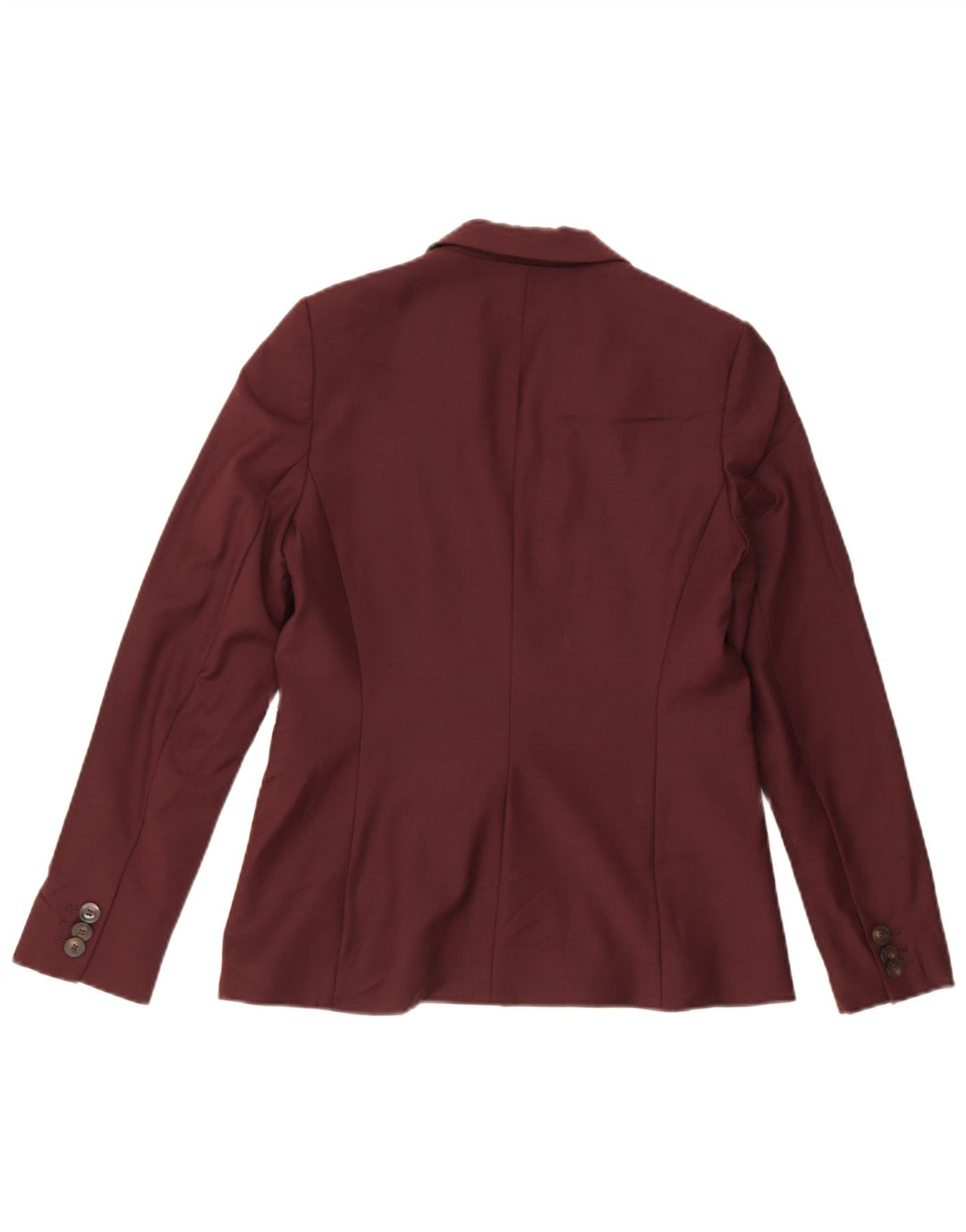 Hobbs Chaqueta tipo blazer con 1 botón para mujer UK 10 Small Borgoña Poliéster