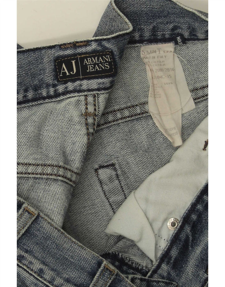Vaqueros Armani Hombre Rectos W36 L29 Algodón Azul
