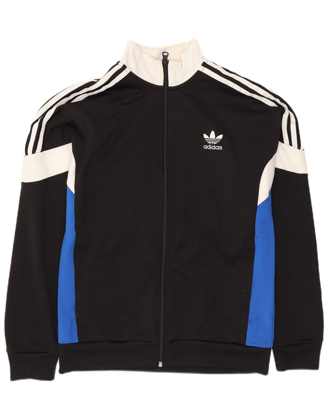 ADIDAS Chaqueta de chándal para niño 13-14 años Negro Poliéster color block