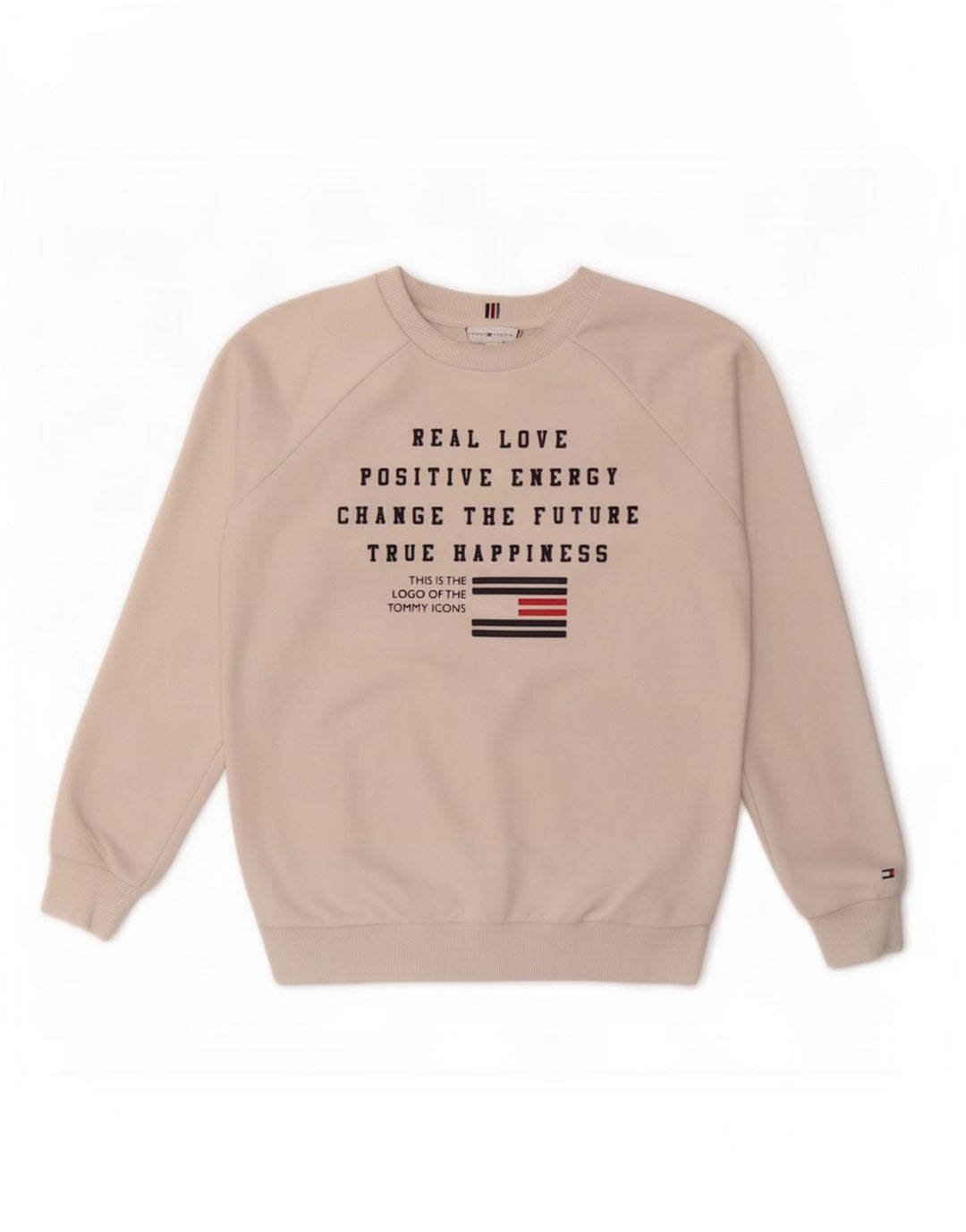Tommy Hilfiger Sudadera Gráfica Jumper XS Off White Hombre