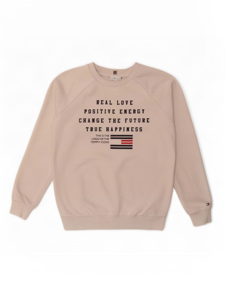 Tommy Hilfiger Sudadera Gráfica Jumper XS Off White Hombre