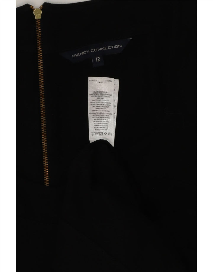 French Connection Vestido tubo para mujer UK 42 Viscosa negra mediana