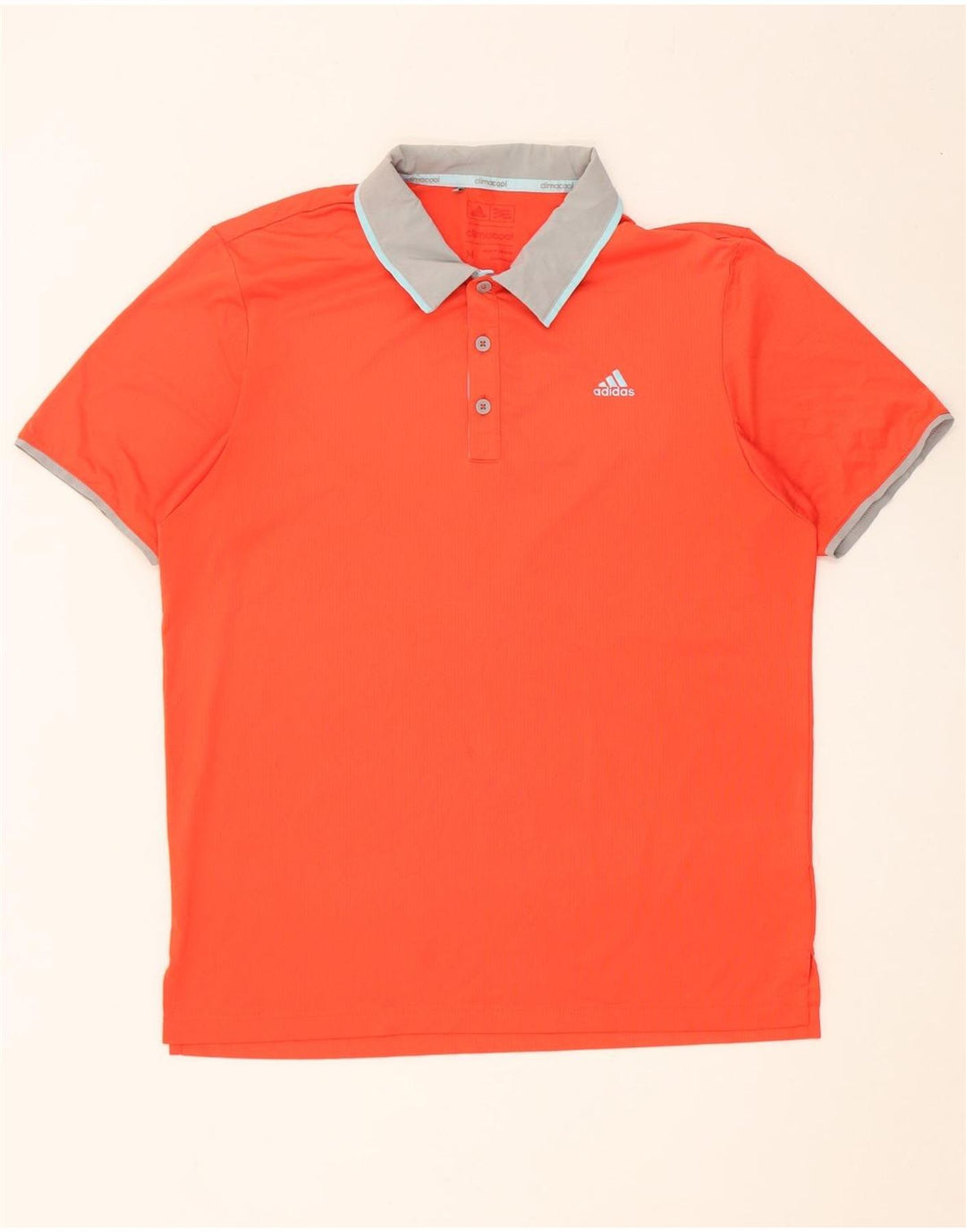 Adidas Climacool Rugby Polo Hombre Naranja Medio Poliéster