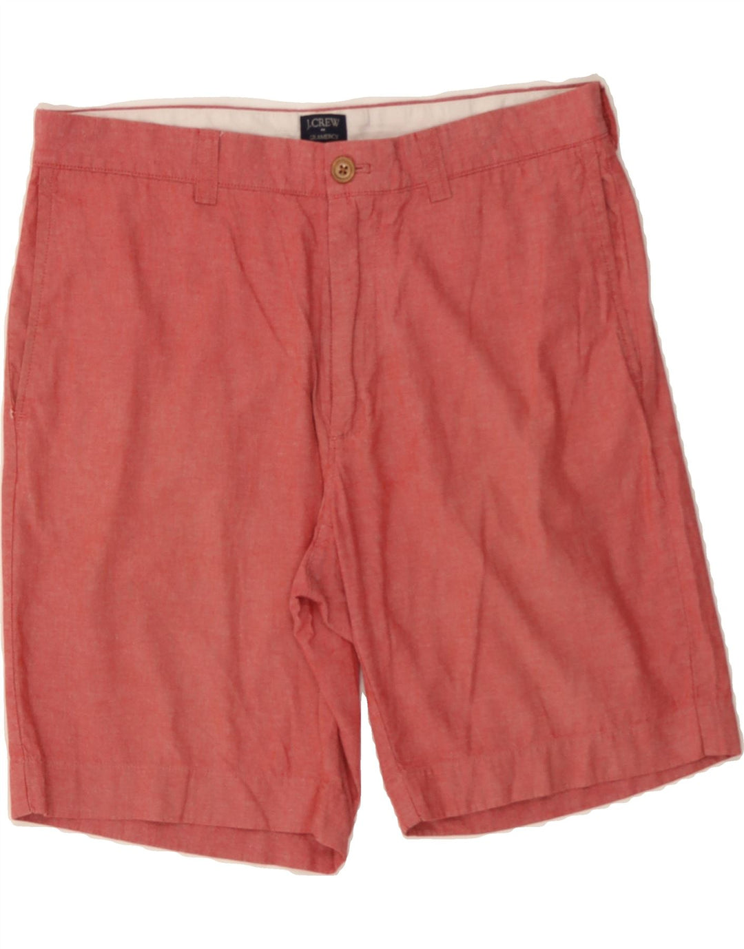 J. CREW Mens Gramercy Chino Shorts W33 Medium Red Cotton Vintage J. Crew and Second-Hand J. Crew from Messina Hembry 