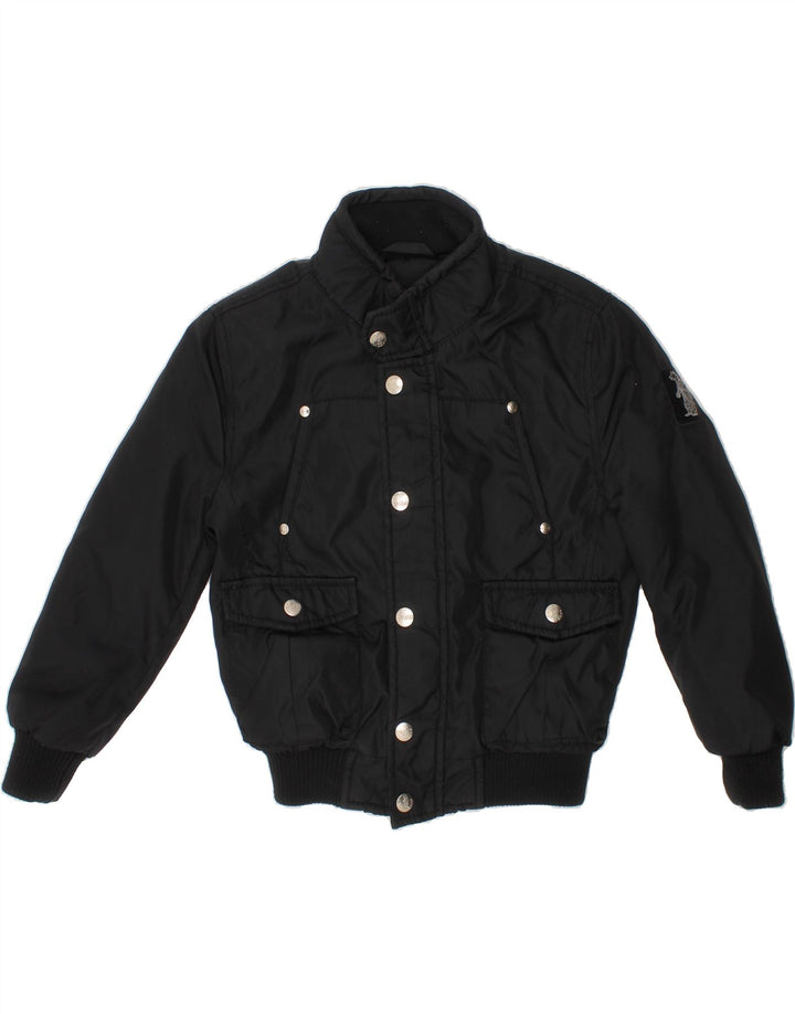 REFRIGIWEAR Boys Bomber Jacket 3-4 Years Black Nylon Vintage Refrigiwear and Second-Hand Refrigiwear from Messina Hembry 
