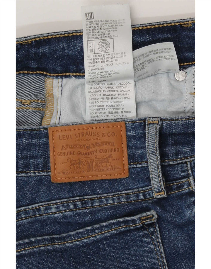 Levi's Mujer 712 Slim Jeans W29 L30 Algodón Azul