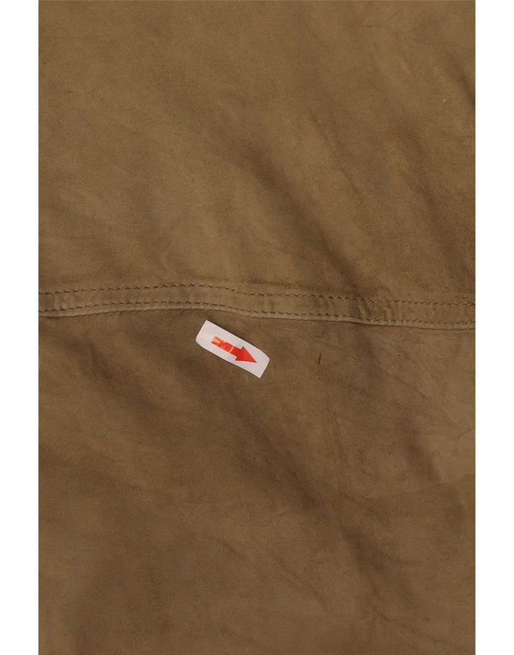 Chaqueta bomber de ante para hombre Scout UK 40 Large Green