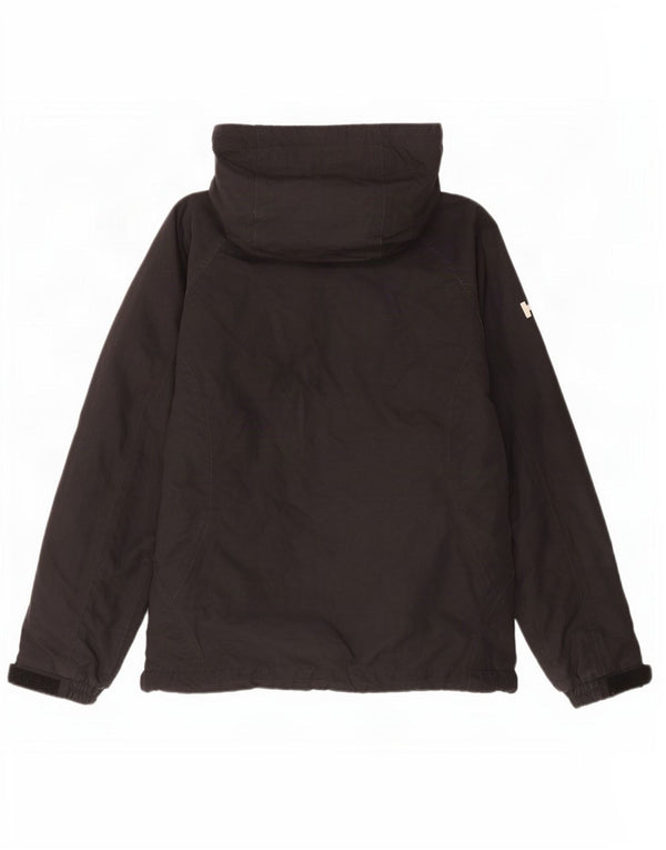 Helly Hansen Chaqueta cortavientos con capucha para mujer UK 10 Small Poliéster negro
